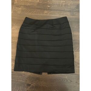 Apt. 9 Black Pencil Skirt Career Office Professional Lined Women's Size 12